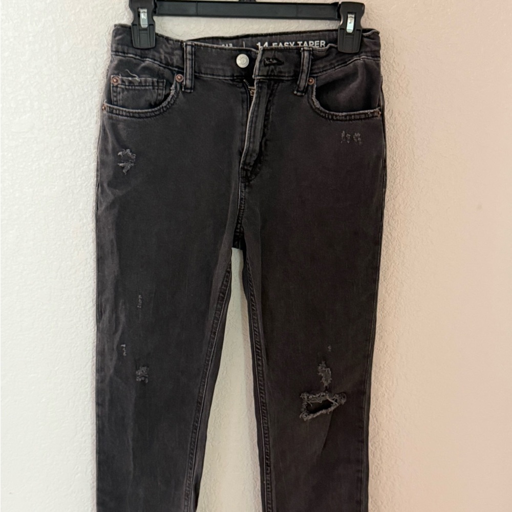 GAP Kids Black Easy Tapered Jeans